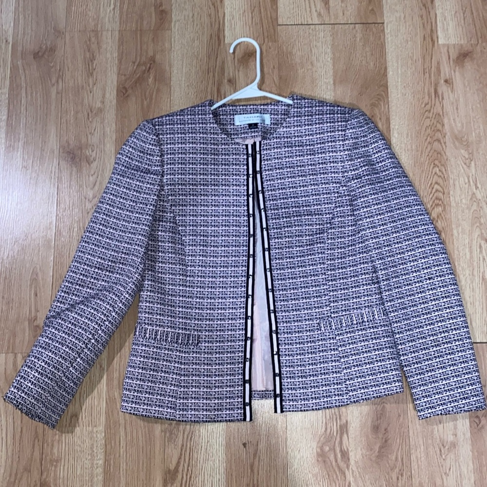 Tamari Pink and Black Blazer (size 4)